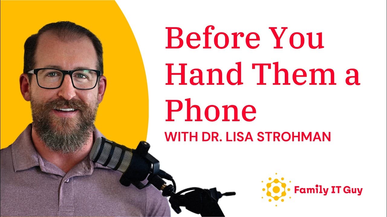 FBI Psychologist: Your Kid’s Phone Is More Dangerous Than a Gun — Family IT Guy Podcast cover