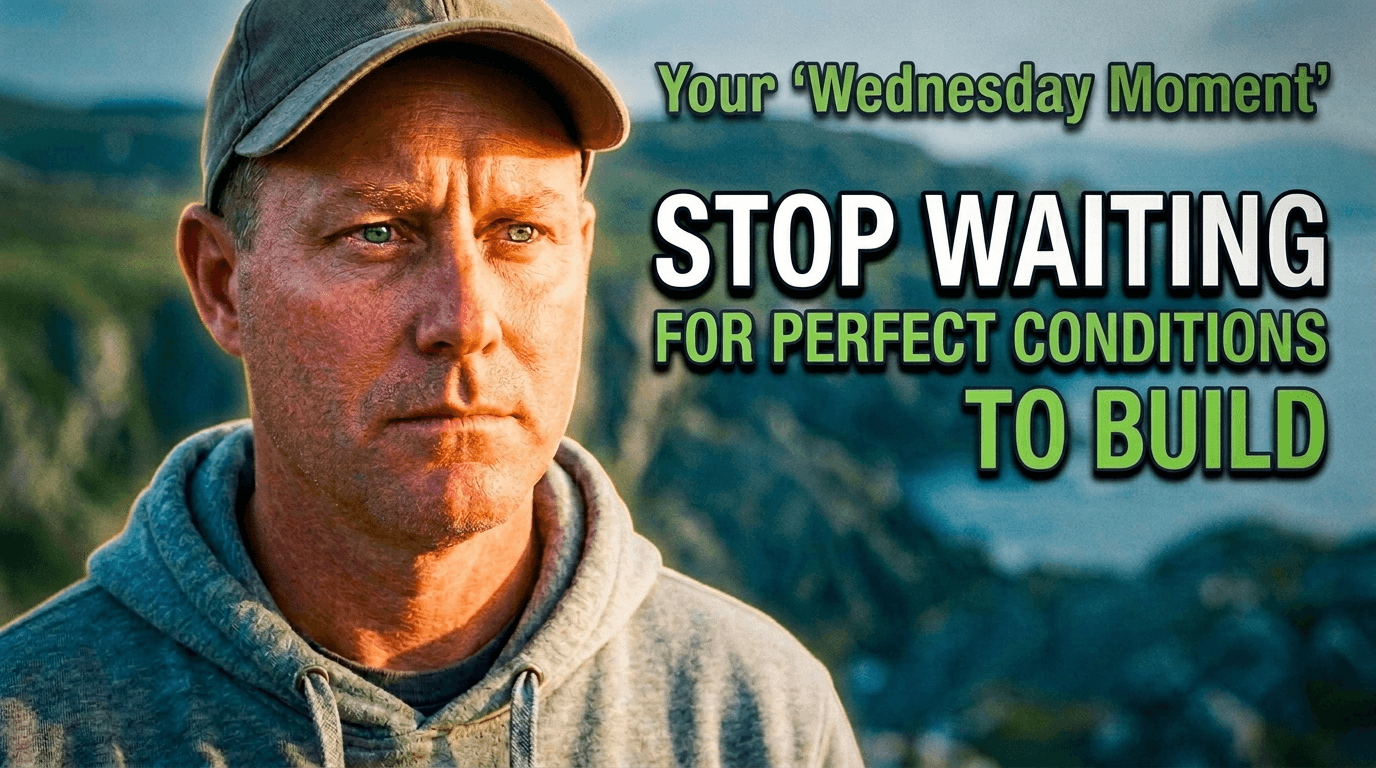 Your 'Wednesday Moment': Stop Waiting For Perfect Conditions to Build - The Dream Dividend cover
