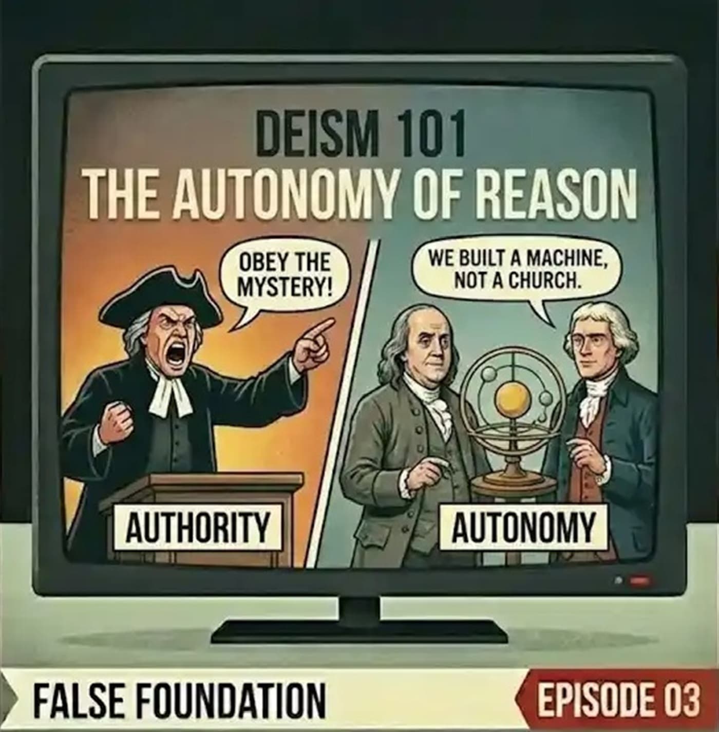 Not a Christian Nation: How the Founders Built a Secular Constitution, Deism 101 - False Foundation cover