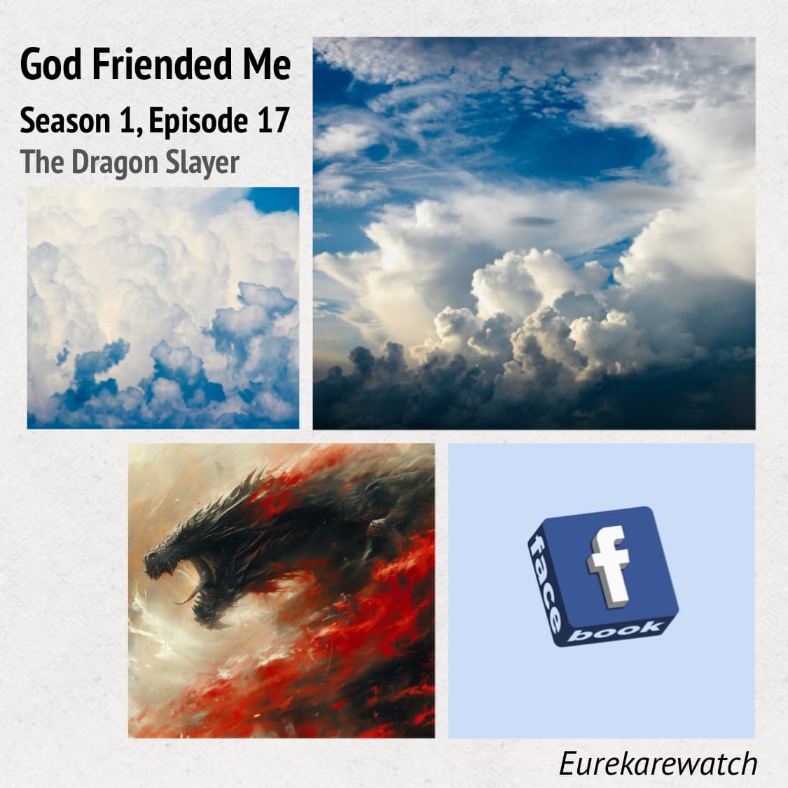 GFM-S1E17 The Dragon Slayer — Yeah, THAT Can’t Be Good - A Eureka, Wonderfalls and God Friended Me rewatch cover