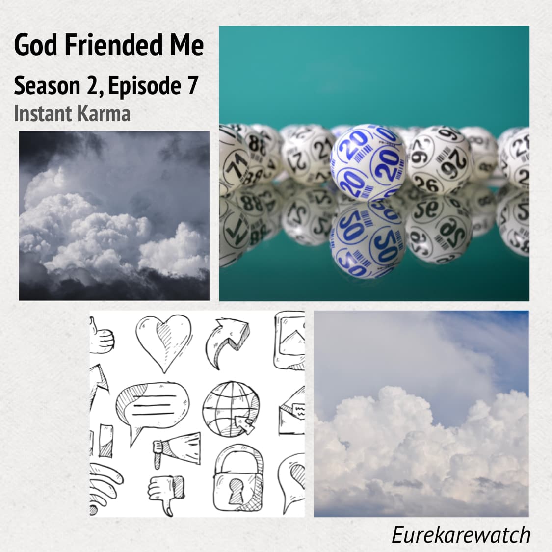 GFM-S2E7 Instant Karma - Yeah, THAT Can’t Be Good - A Eureka, Wonderfalls and God Friended Me rewatch cover