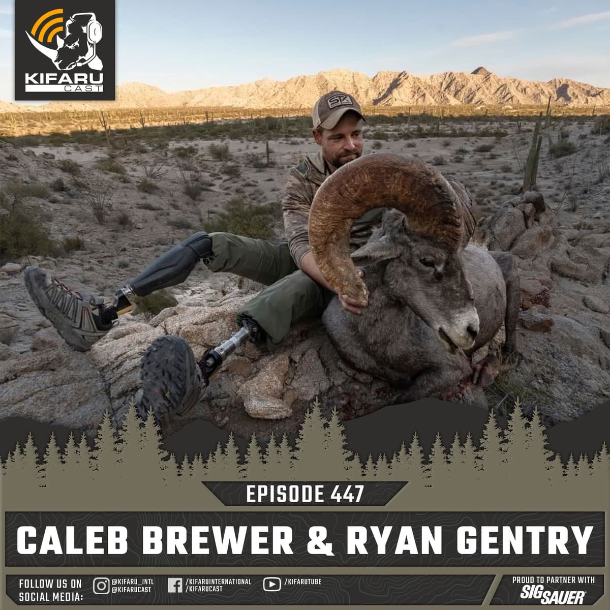 Desert Big Horns with Caleb Brewer & Ryan Gentry - KIFARUCAST cover