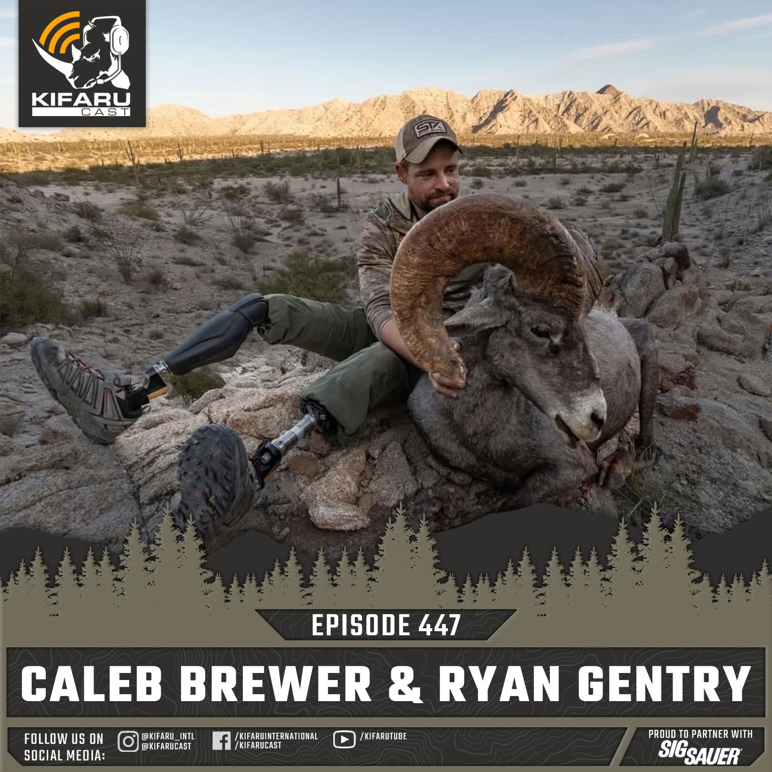 Desert Big Horns with Caleb Brewer & Ryan Gentry - KIFARUCAST cover