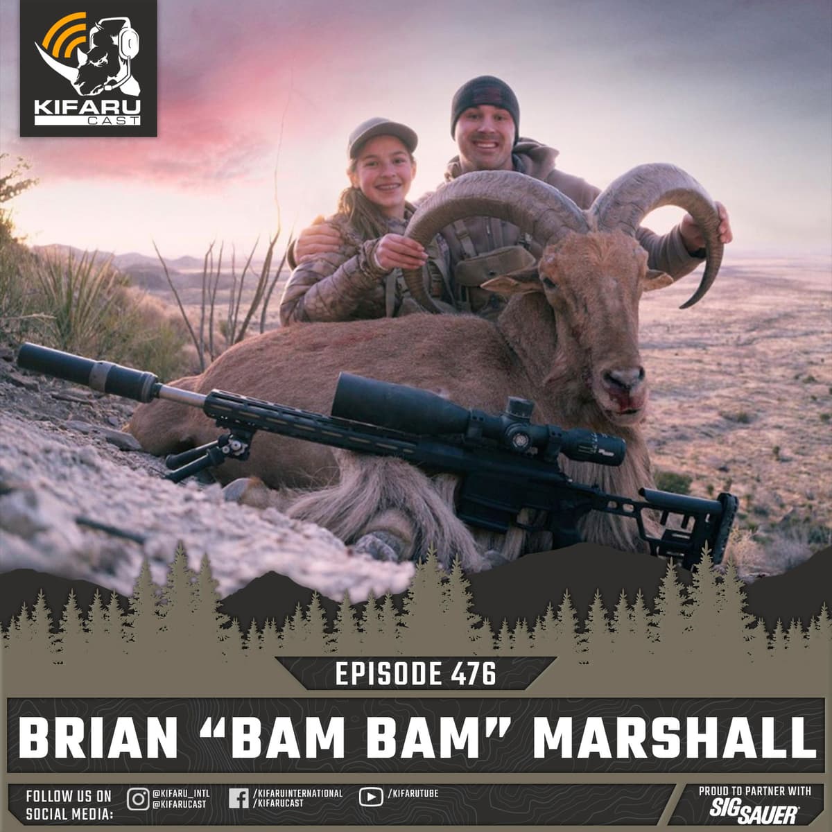 Brian ”Bam Bam” Marshall - KIFARUCAST cover