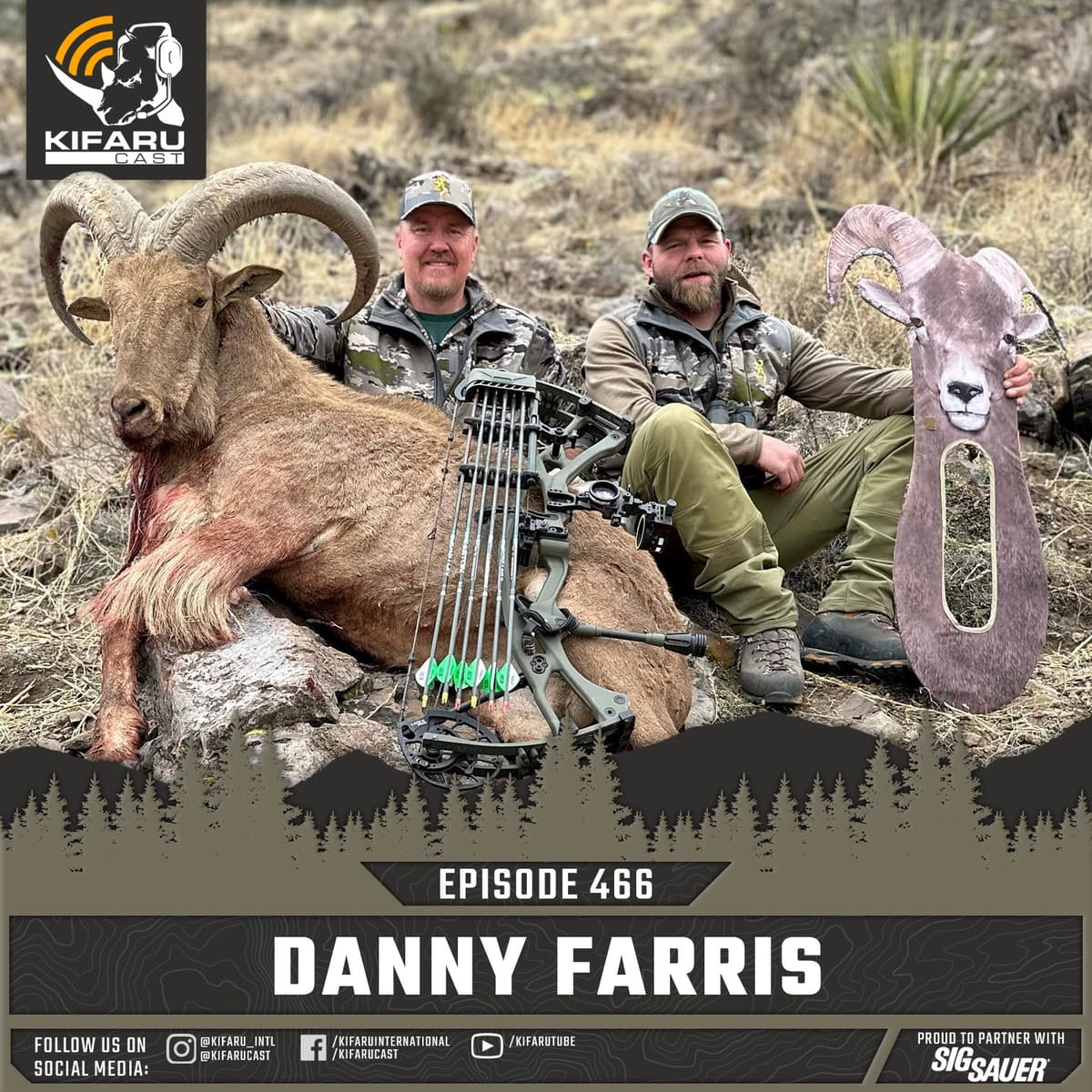 Danny Farris - Texas Aoudad Hunt Recap - KIFARUCAST cover