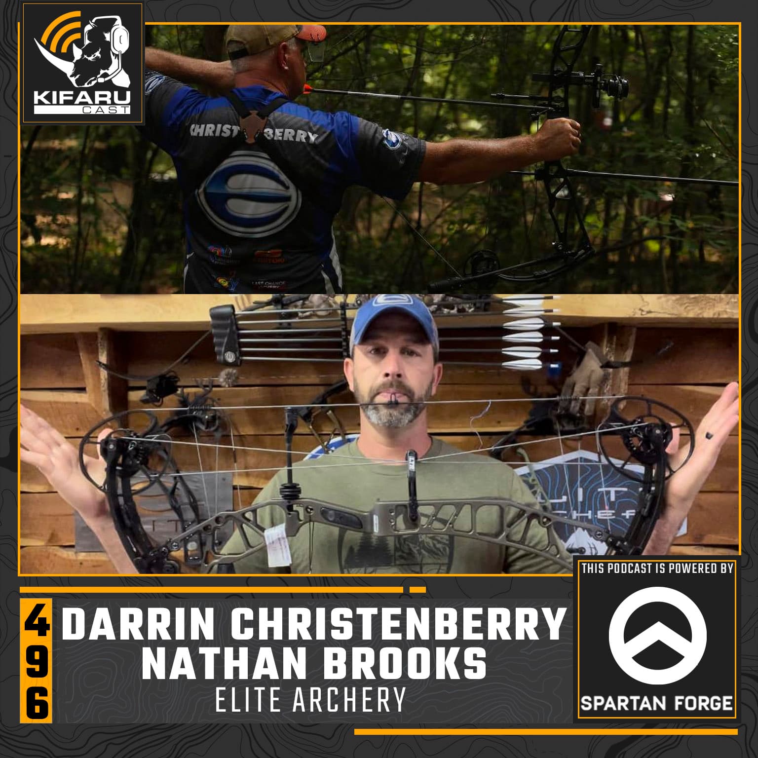 Darrin Christenberry & Nathan Brooks - Elite Archery - KIFARUCAST cover