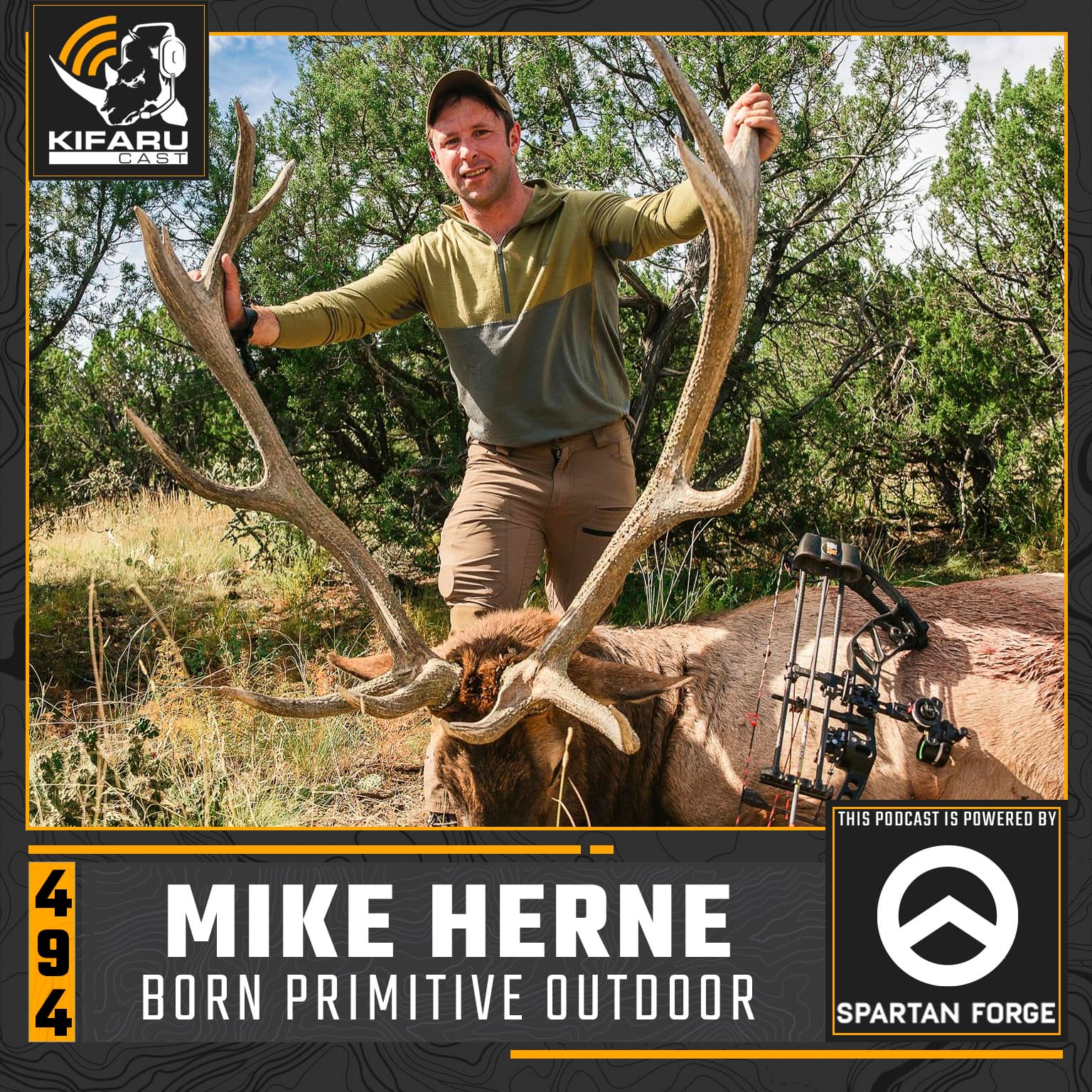 Return of Magic Mike - Mike Herne - Born Primitive Outdoors - KIFARUCAST cover