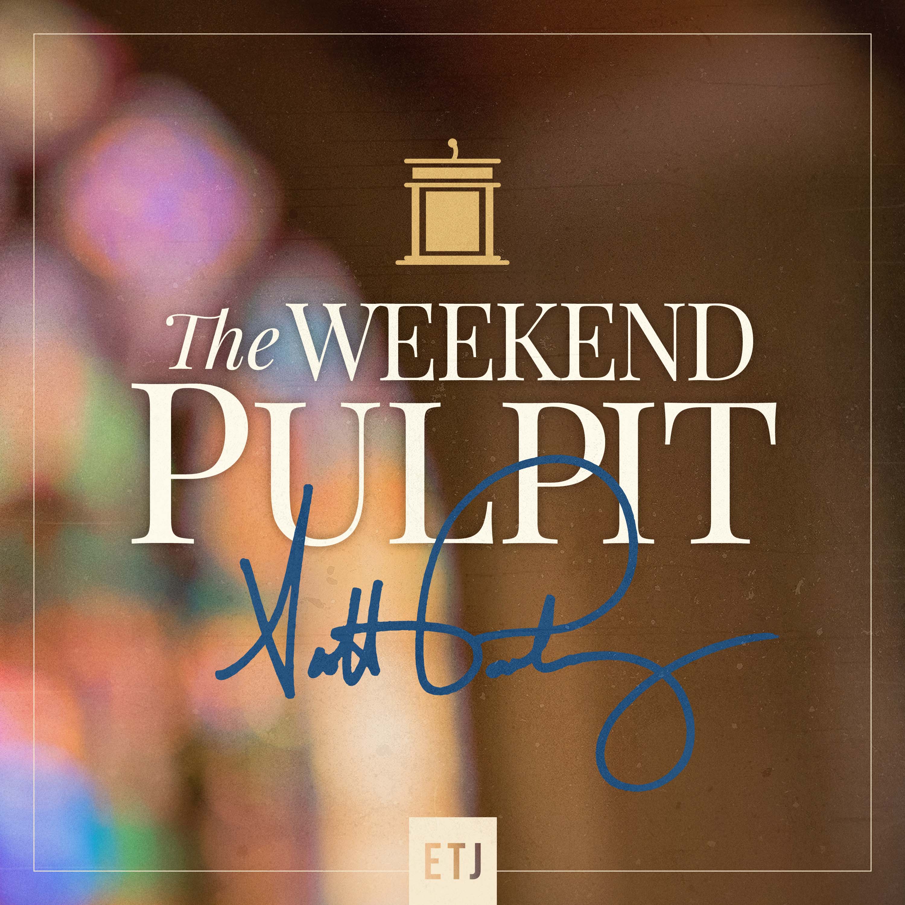 The Weekend Pulpit: What Does God Know About You? - Enjoying the Journey cover