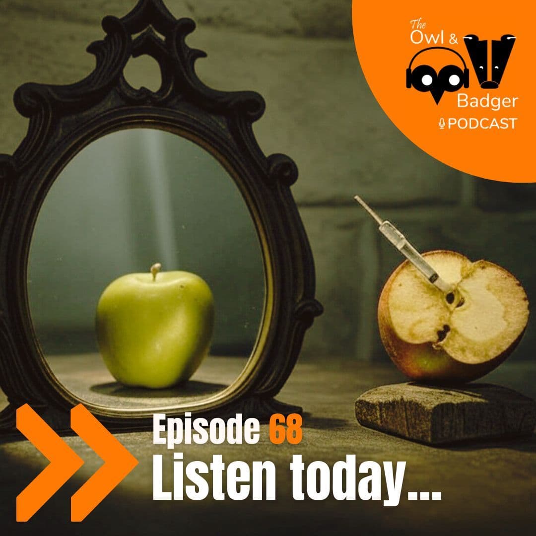 Episode 68 - Covid reflections with Christine Padgham - The Owl and Badger Podcast cover