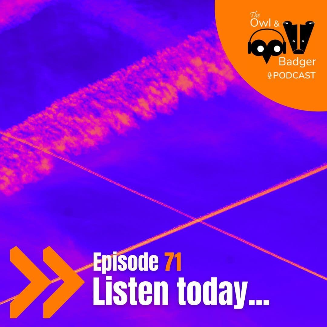 Episode 71 - Playing god in the sky - The Owl and Badger Podcast cover
