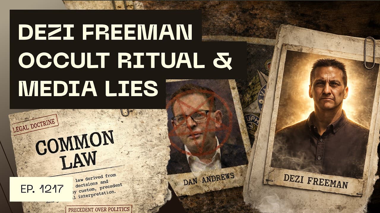 Dezi Freeman Occult Ritual & Media Lies - Interviews cover