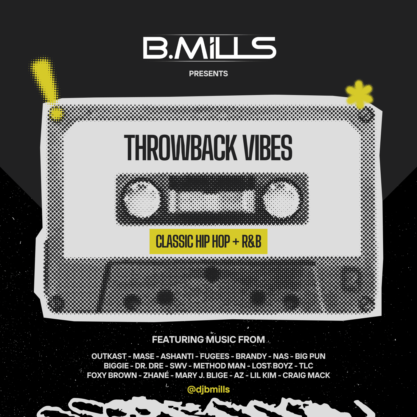 Throwback Vibes - Classic Hip Hop + R&B - Mixtape Mode cover