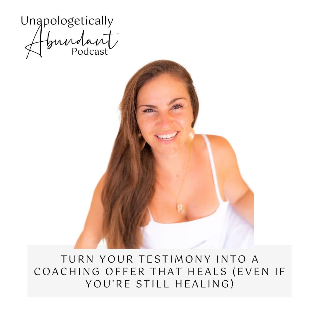 Turn your testimony into a coaching offer that heals (even if you’re still healing) — Made for Impact cover