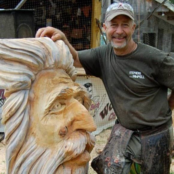 Dennis Beach - Chainsaw Carving cover