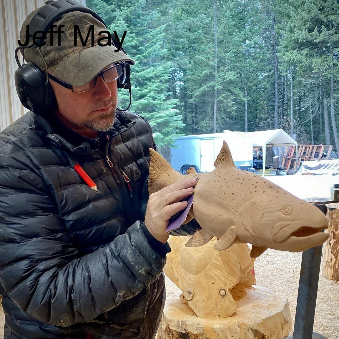 Jeff May - Chainsaw Carving cover