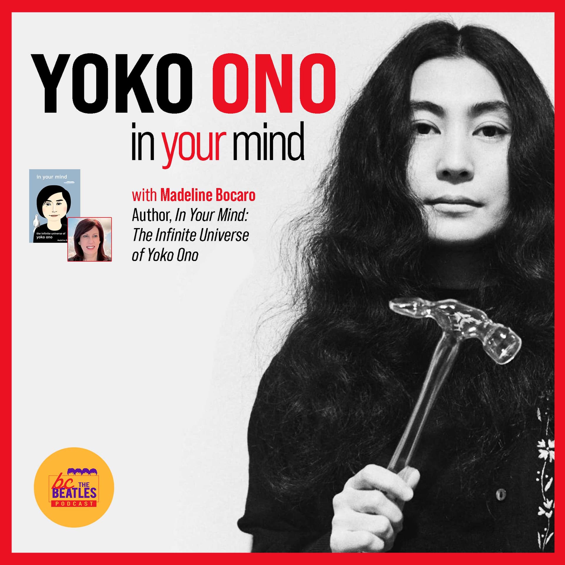 Yoko Ono in Your Mind, with Author Madeline Bocaro - BC the Beatles cover