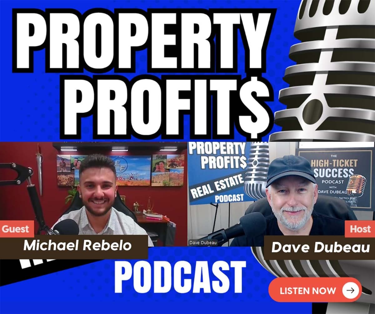 Building Multifamily Wealth at 20 with Michael Rebelo - Property Profits Real Estate Podcast cover