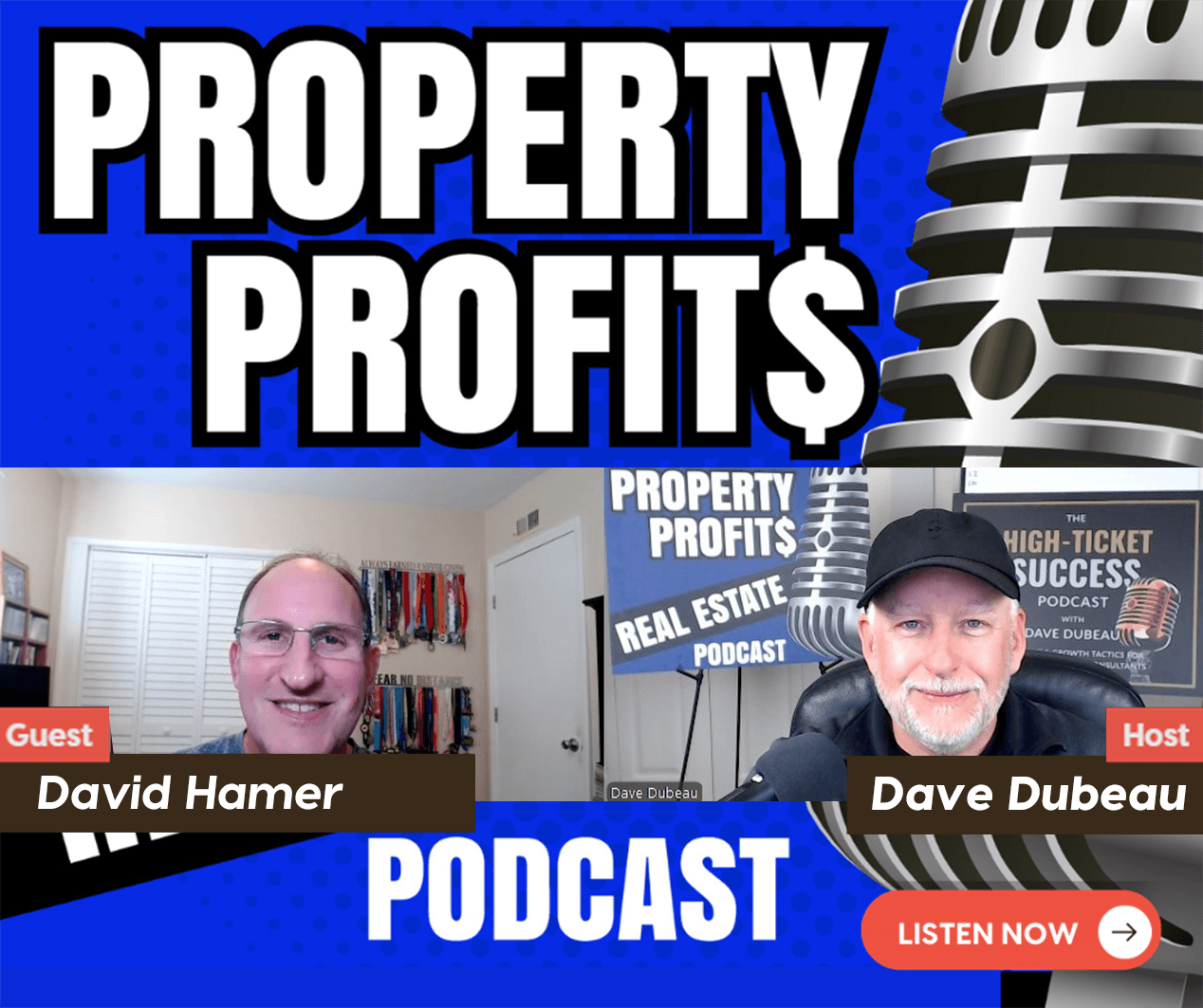 Slow Growth, Big Wealth with David Hamer - Property Profits Real Estate Podcast cover