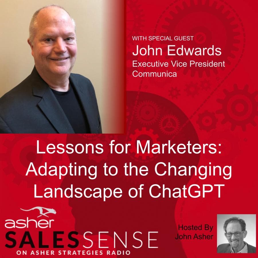 Lessons for Marketers: Adapting to the Changing Landscape of ChatGPT - Asher Strategies Radio cover