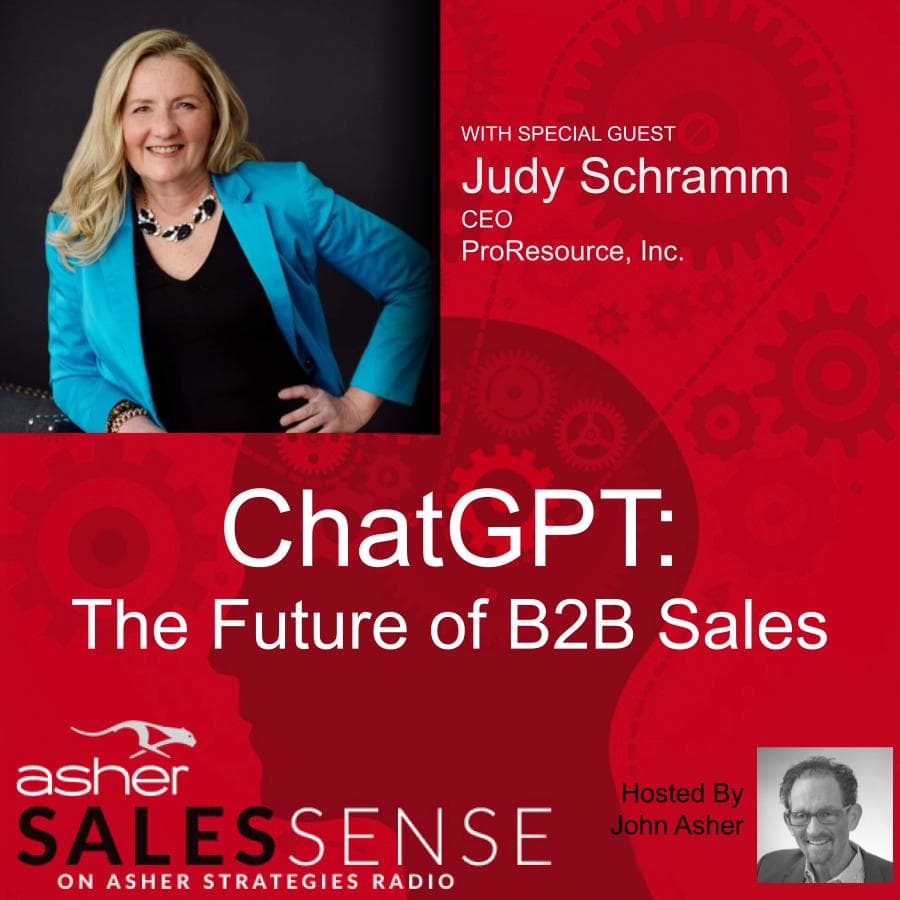 ChatGPT: The Future of B2B Sales - Asher Strategies Radio cover