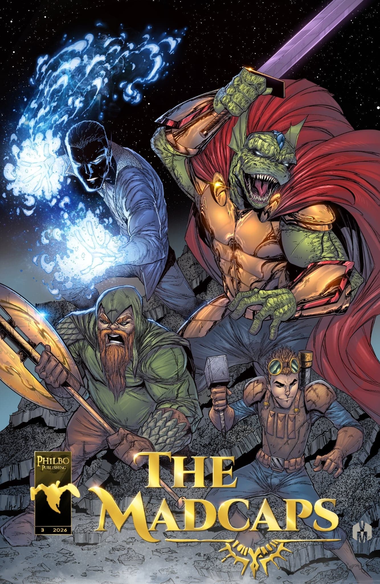 DM Ray takes on a quest in debut comic series - Citywide Blackout cover