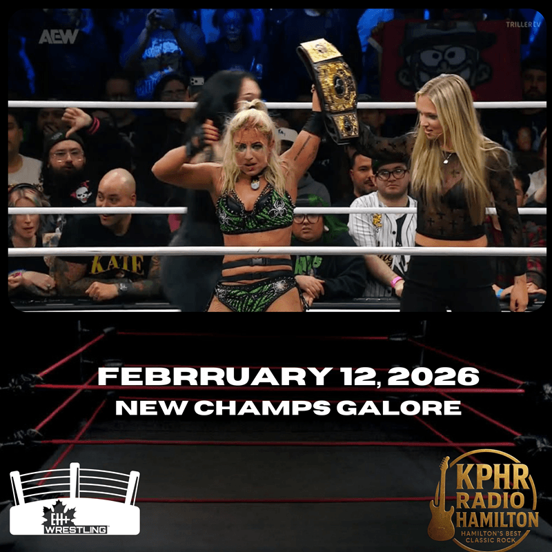 EH+ Wrestling - February 12, 2026 - New Champs Galore - EH+ Productions cover