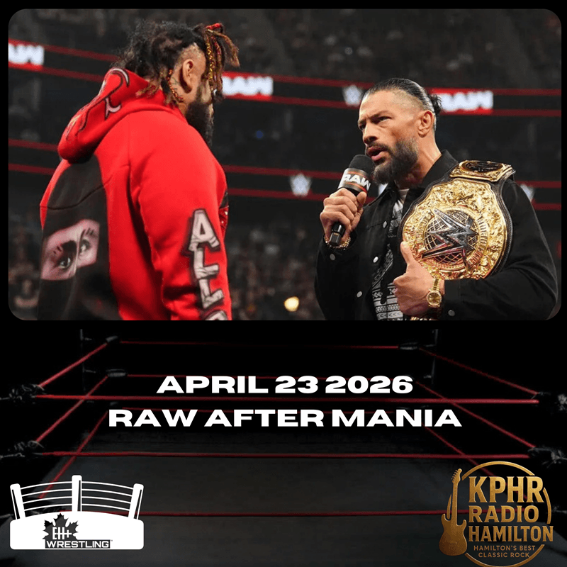EH+ Wrestling - April 21, 2026 - RAW After Mania - EH+ Productions cover