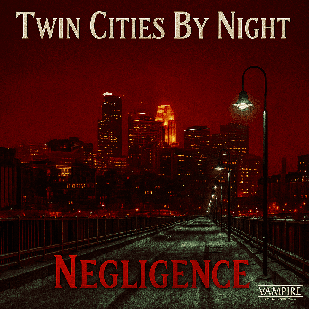 Vampire: The Masquerade - Twin Cities By Night "Negligence" Chapter 6: Chains Unseen - Twin Cities by Night cover