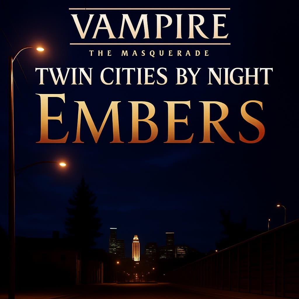 Vampire: the Masquerade - Twin Cities by Night "Embers" Episode 3: The Weight of Staying Hidden - Twin Cities by Night cover