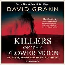 Killers of The Flower Moon by David Grann - Read Watch & Wine cover