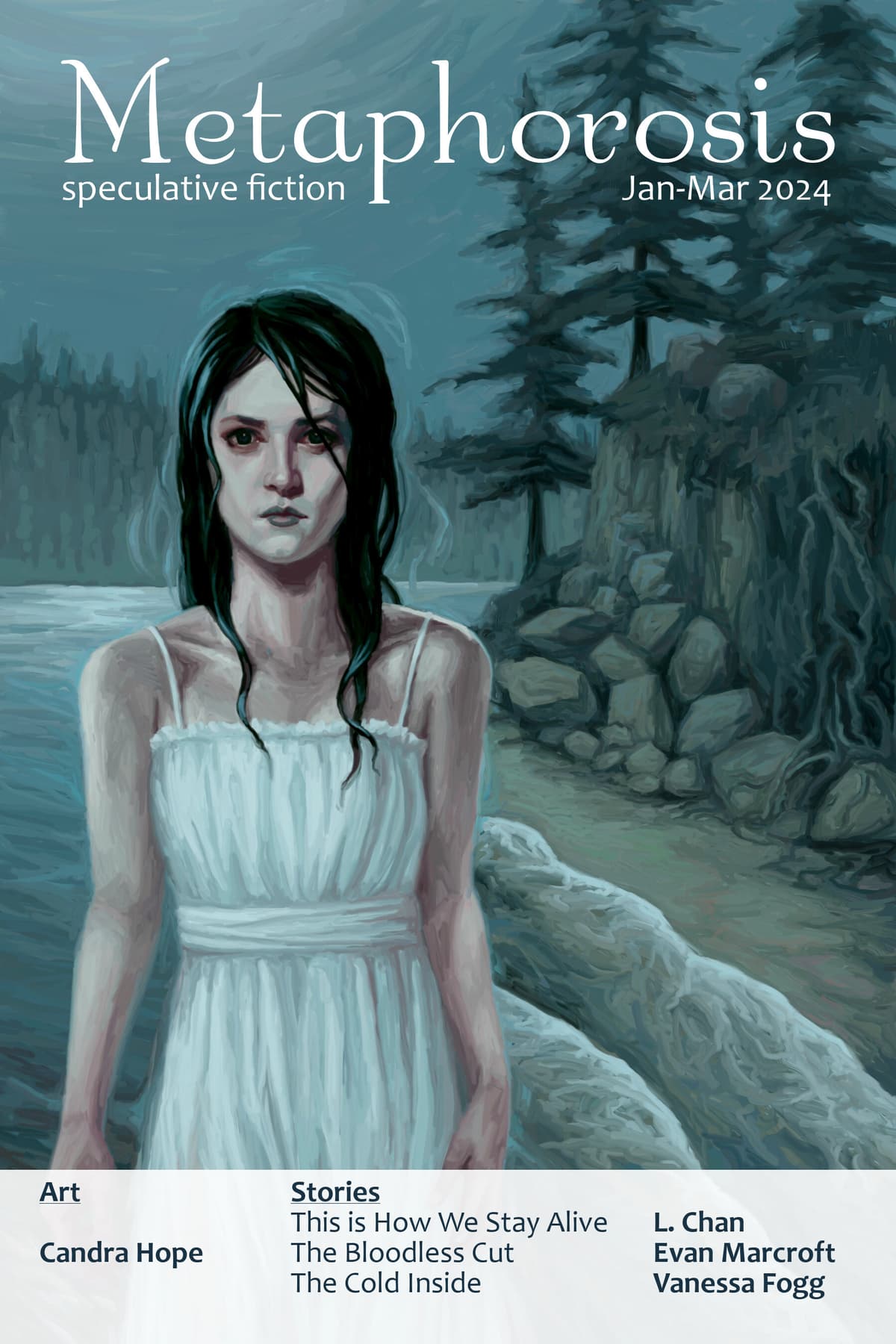 The Cold Inside — Vanessa Fogg - Metaphorosis magazine - beautifully written science fiction and fantasy cover