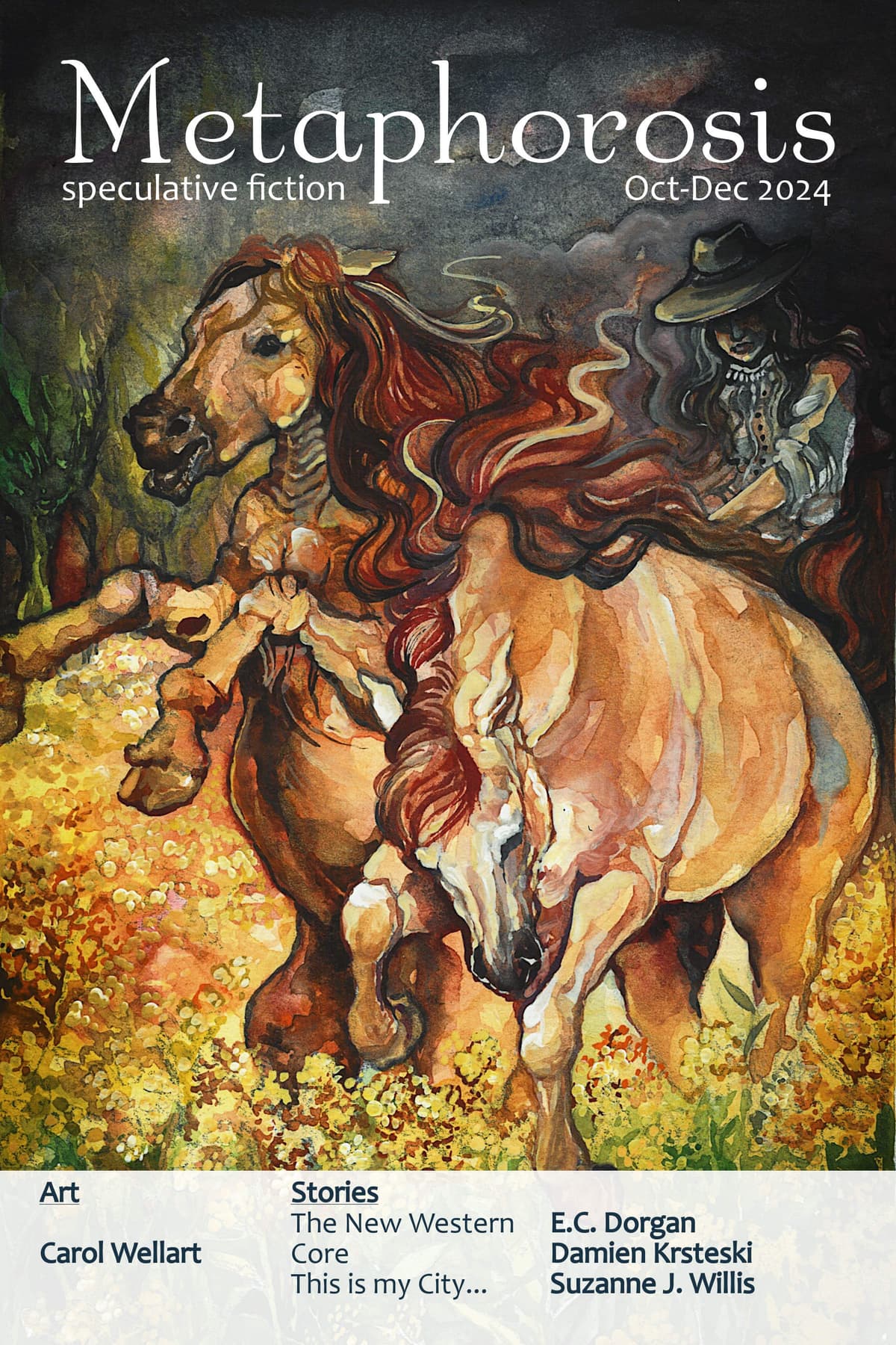 The New Western — E.C. Dorgan - Metaphorosis magazine - beautifully written science fiction and fantasy cover