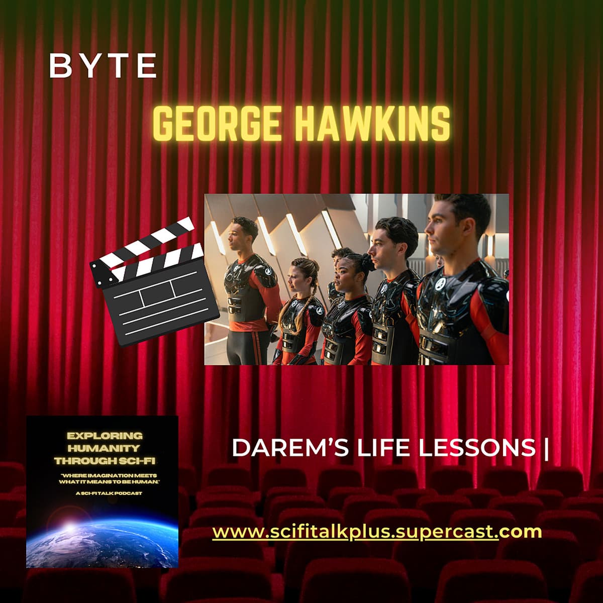 Bravado, Brotherhood, and Breaking Points: George Hawkins on Star Trek: Starfleet Academy - Exploring Humanity Through Sci-Fi cover