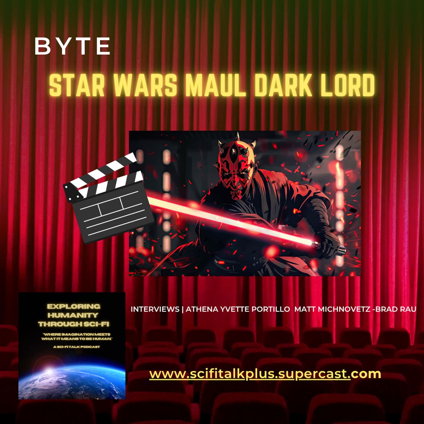 Byte: More Star Wars Maul Shadow Lord Interview - Exploring Humanity Through Sci-Fi cover