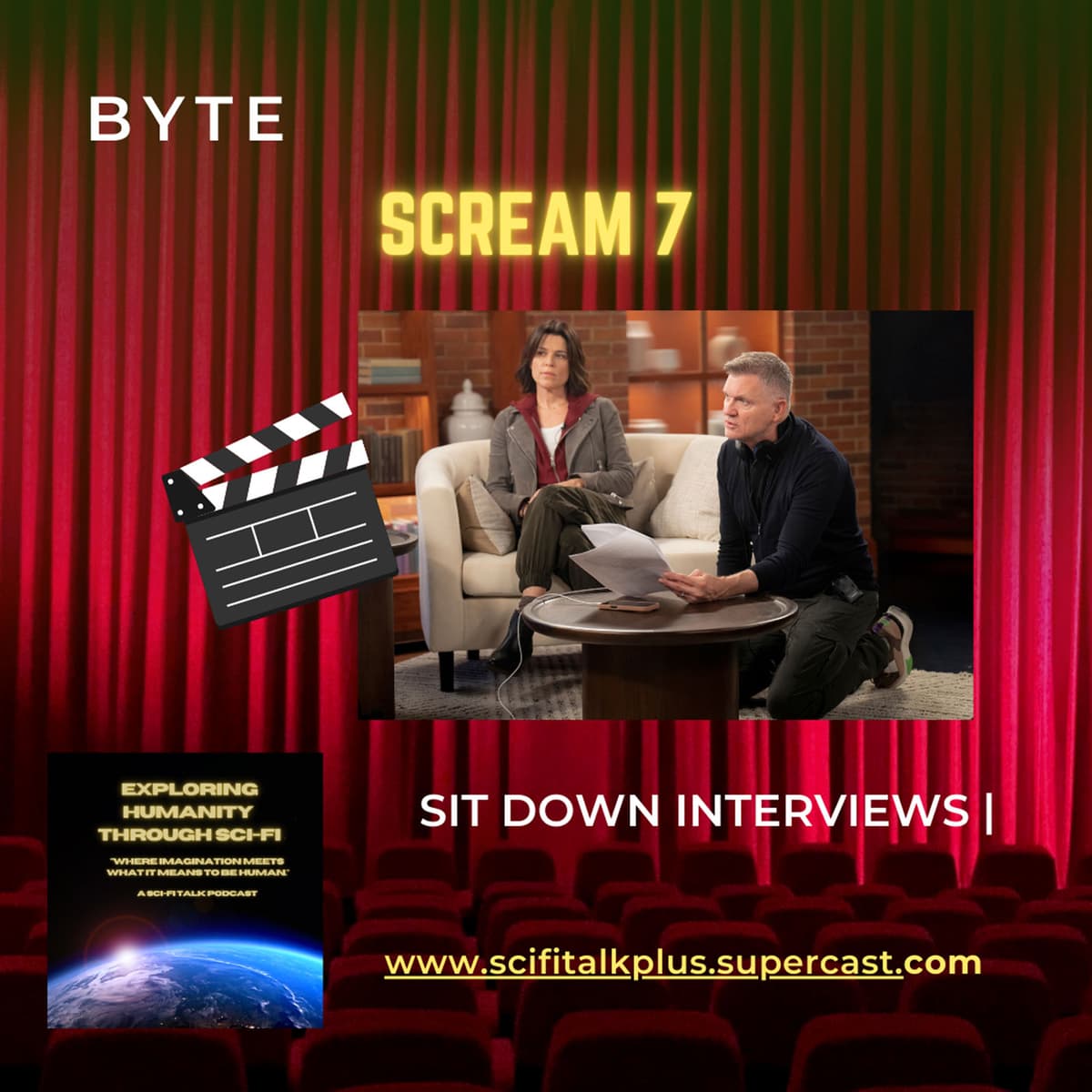Byte Scream 7 Sit‑Down Interviews - Exploring Humanity Through Sci-Fi cover