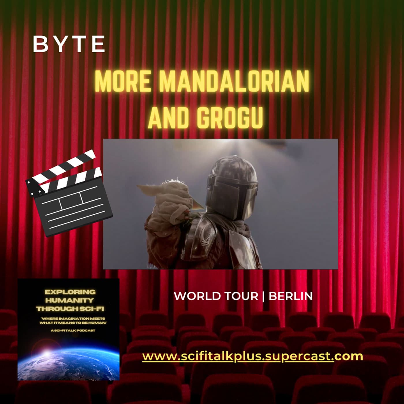 Byte — Berlin Green Carpet: The Mandalorian and Grogu — Exploring Humanity Through Sci-Fi cover