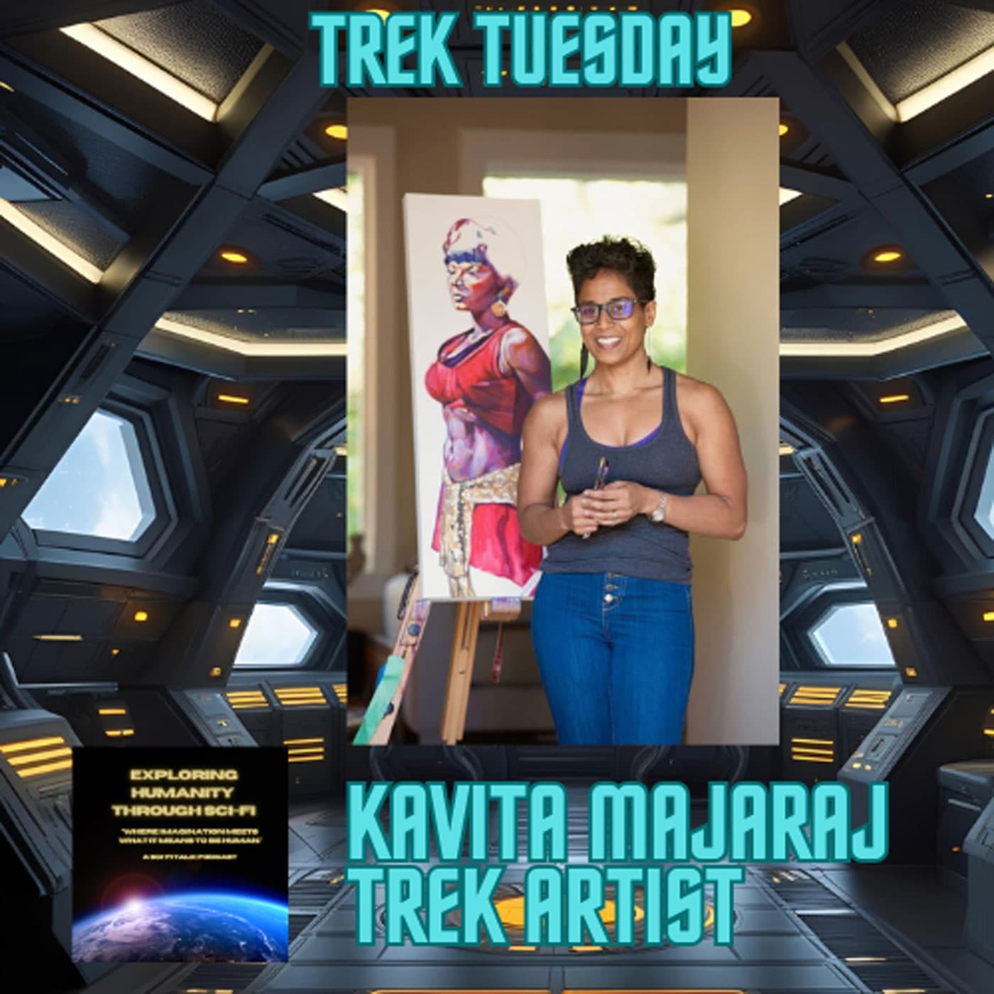Star Trek Artist Kavita Maharaj — Captures the Soul of the Final Frontier — Exploring Humanity Through Sci-Fi cover
