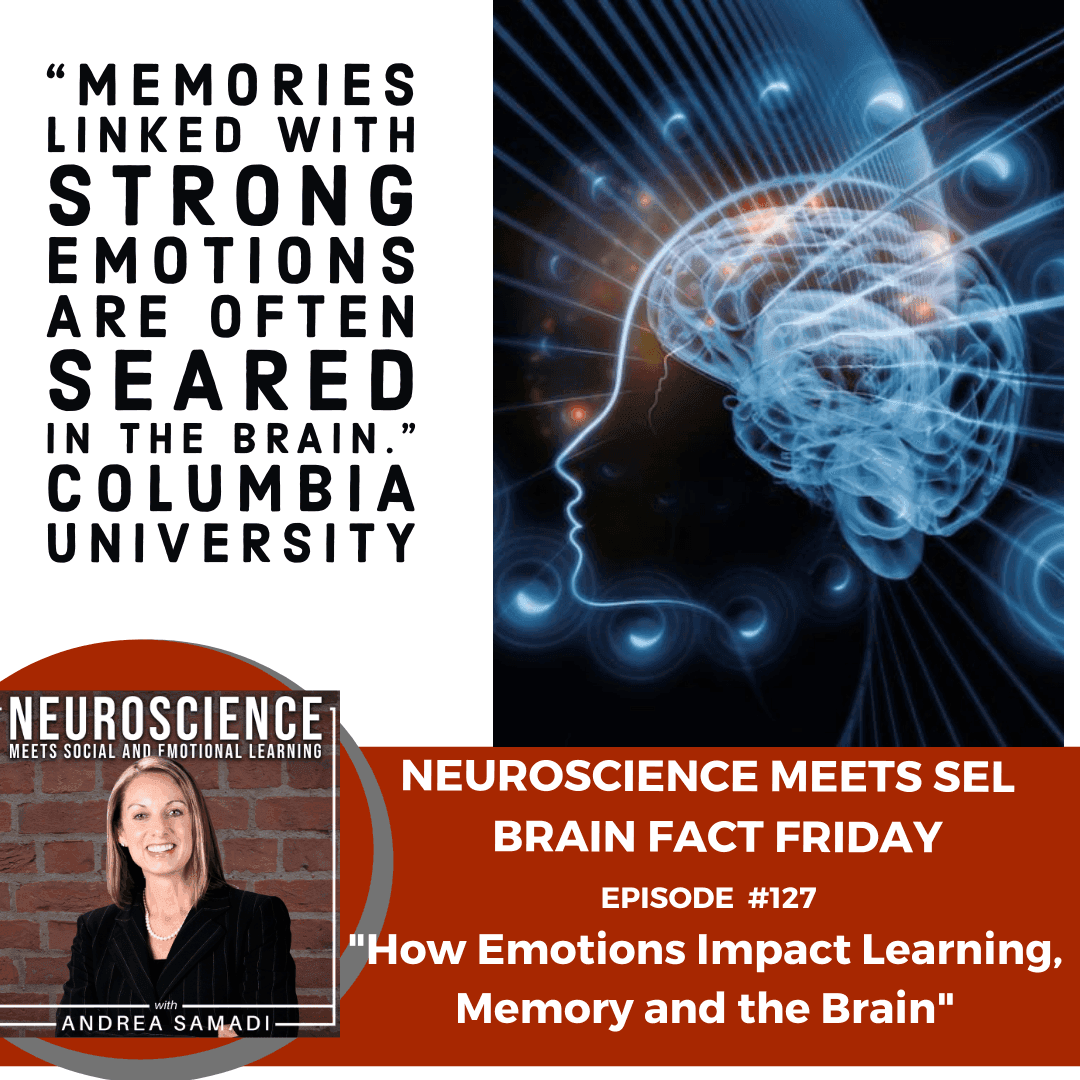 Brain Fact Friday "How Our Emotions Impact Learning, Memory and the Brain" - Neuroscience Meets Social and Emotional Learning cover