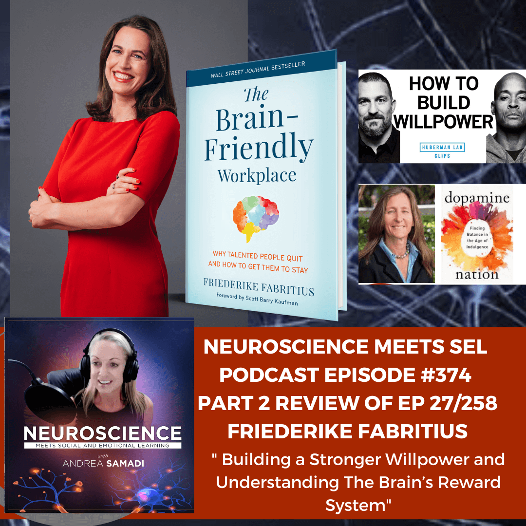 Willpower Is Limited: Build the Brain That Gets Things Done PART 2 Review with Friederike Fabritius - Neuroscience Meets Social and Emotional Learning cover