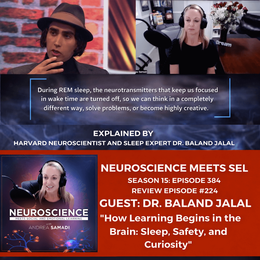 How Learning Begins in the Brain: Sleep, Safety and Curiosity (Revisiting Dr. Baland Jalal) - Neuroscience Meets Social and Emotional Learning cover