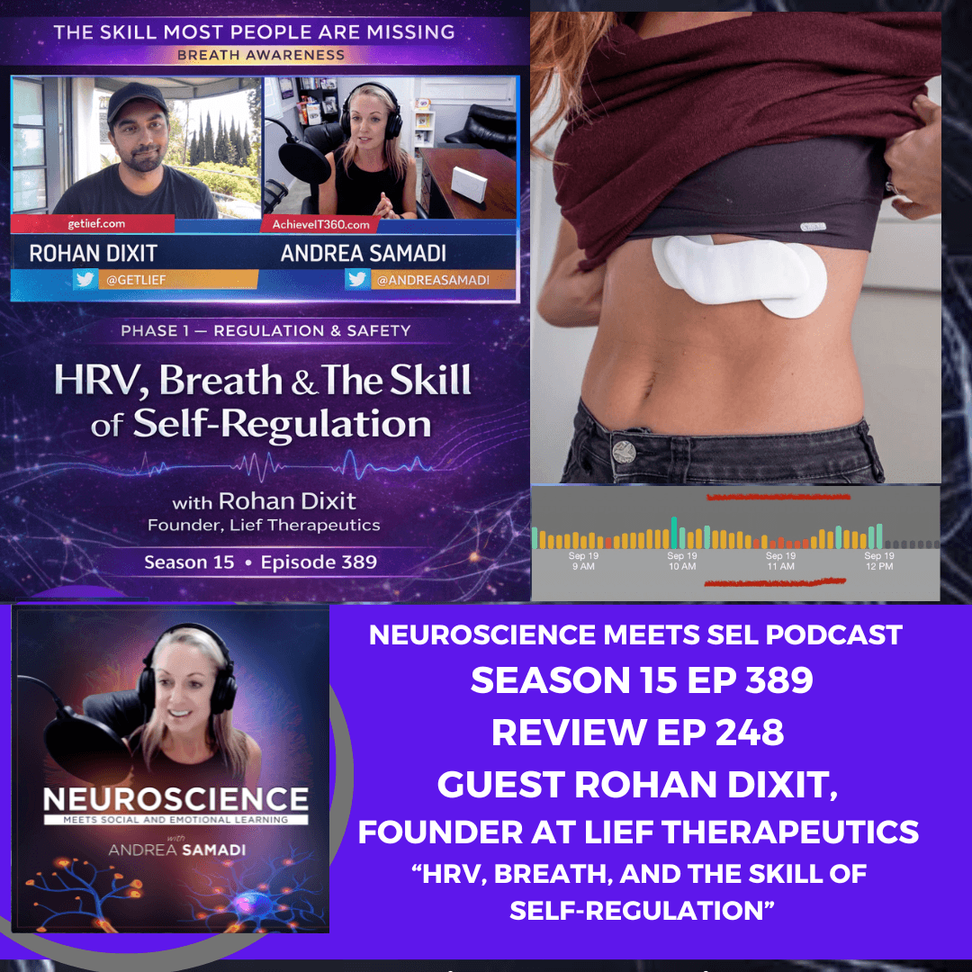 Breathe to Reset: How HRV Tech Reveals Hidden Stress (Rohan Dixit) - Neuroscience Meets Social and Emotional Learning cover