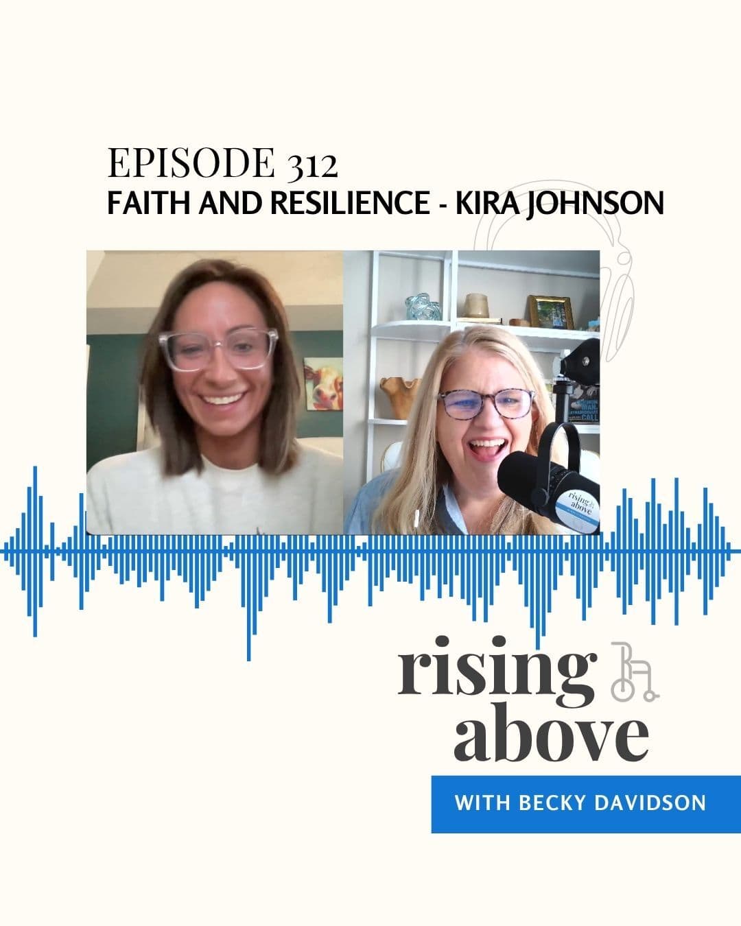 Faith And Resilience - Kira Johnson - Rising Above with Becky Davidson cover