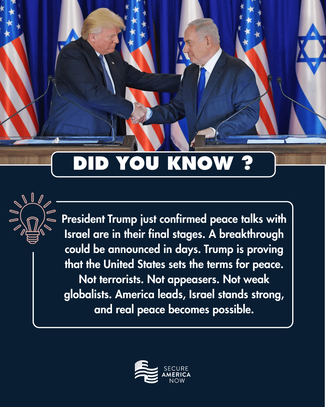 Trump Puts America Back in Charge of Middle East Peace - CODE RED cover