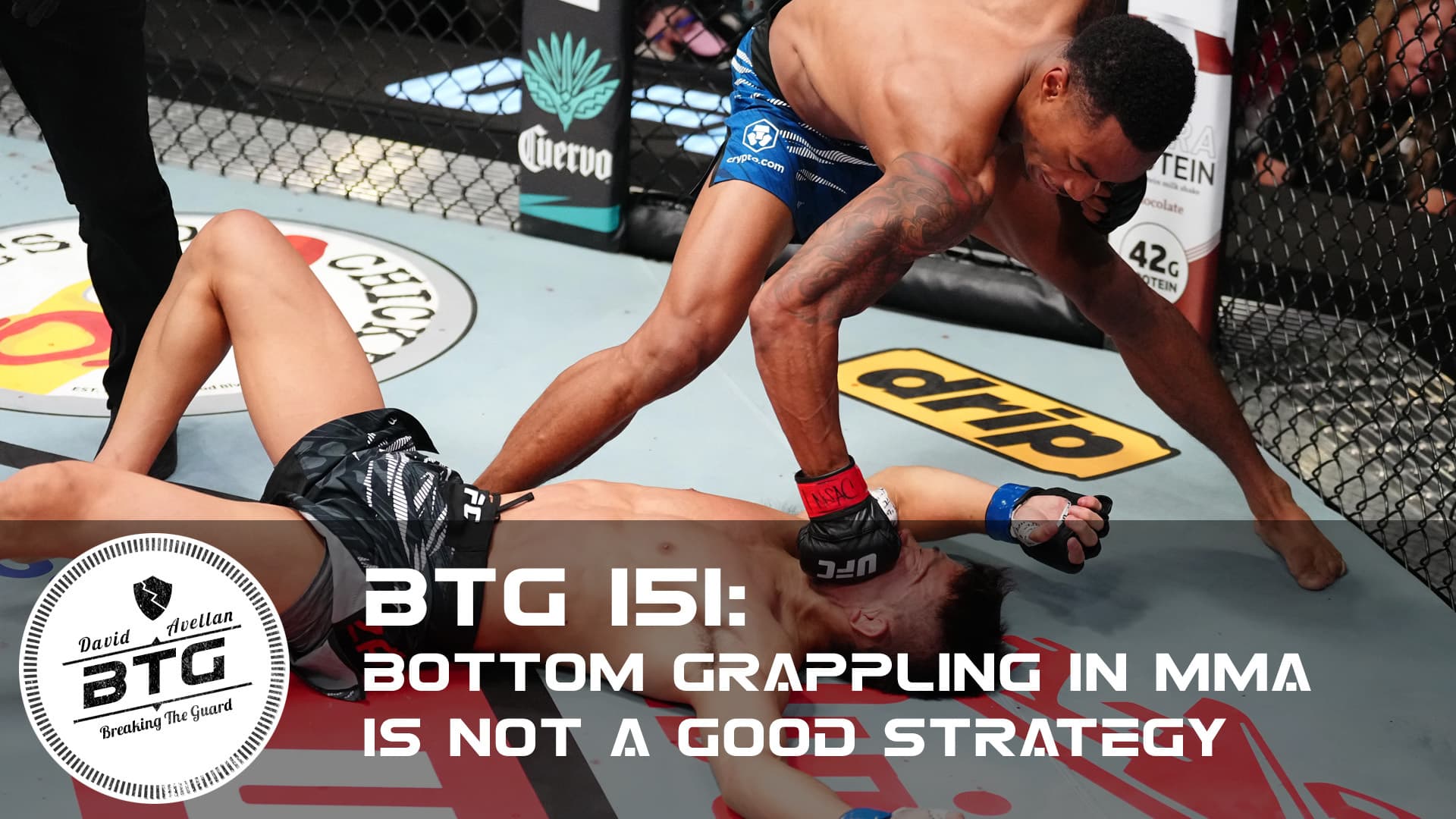 BTG 151 - Bottom grappling in MMA is not a good strategy - Breaking The Guard Podcast cover