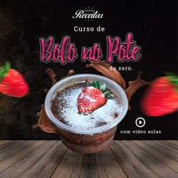 Lançamento do curso de bolo no pote - Aprenda Receitas Podcast cover