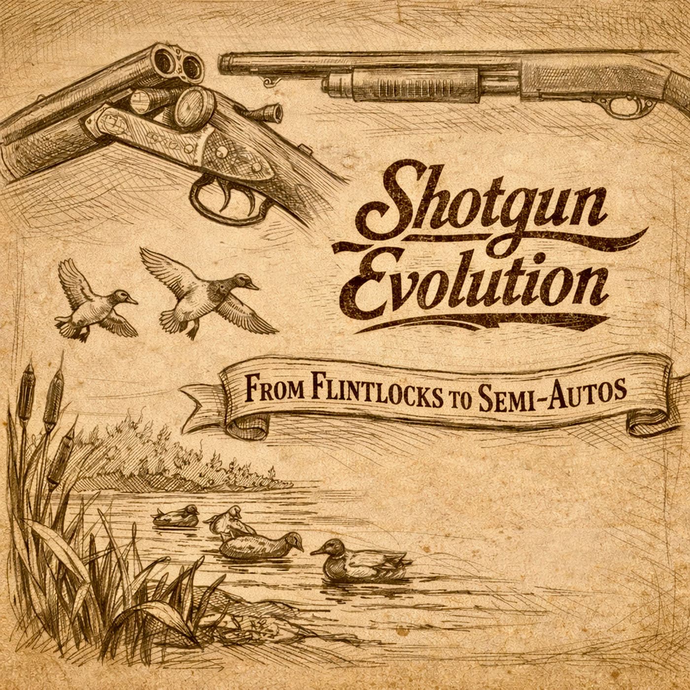 Shotgun Evolution: From Flintlocks to Semi-Autos - Midwest Flyways Podcast cover