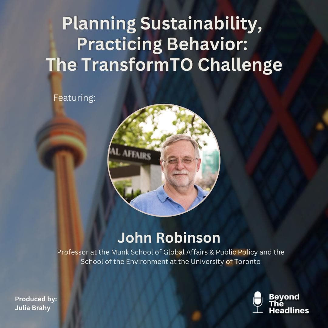 Planning Sustainability, Practicing Behavior: The TransformTO Challenge - Beyond the Headlines cover
