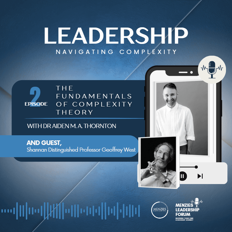 The Fundamentals of Complexity Theory Hosted by Dr Aiden M. A. Thornton - Menzies Leadership Forum cover
