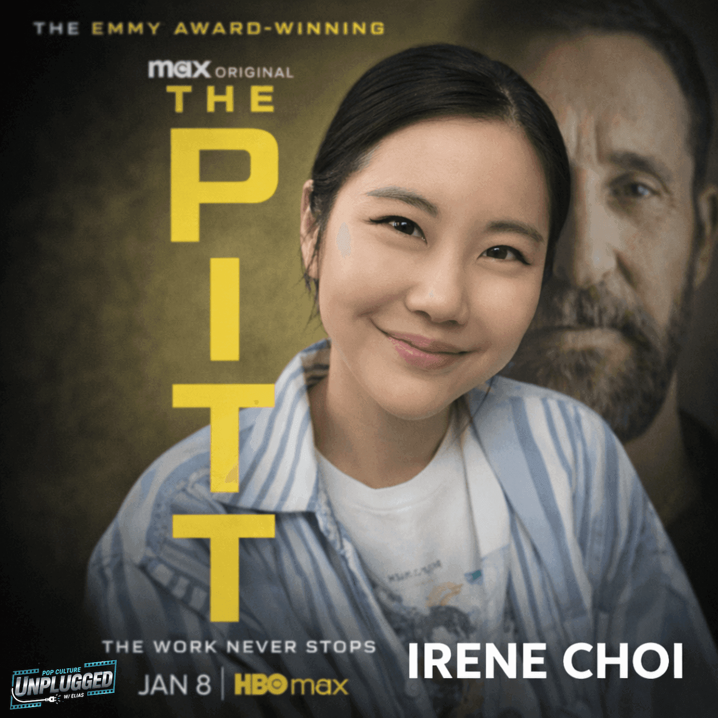 Irene Choi Breaks Down Joy’s Character Arc on The Pitt - Pop Culture Unplugged w/ Elias cover