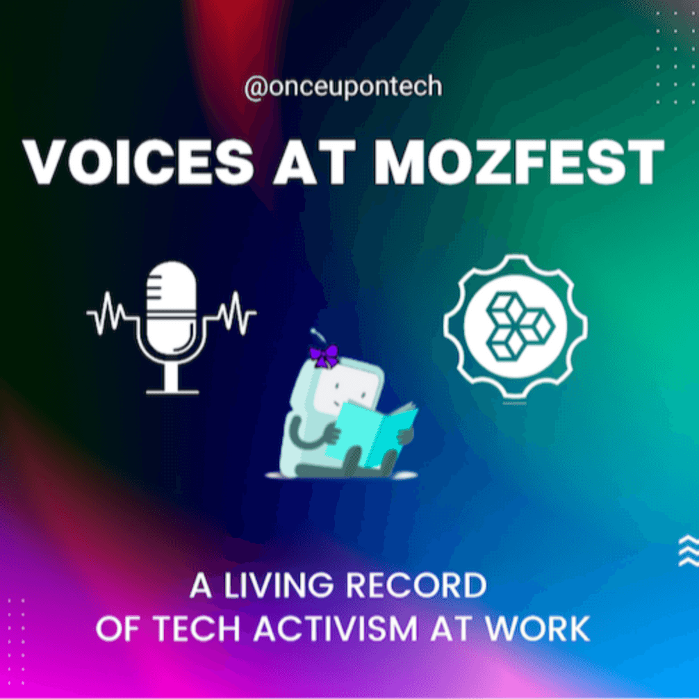 We talk with Khushbu Kshirsagar about her Zine Fair experience at MozFest - Once Upon a Tech cover